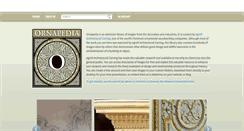 Desktop Screenshot of ornapedia.org